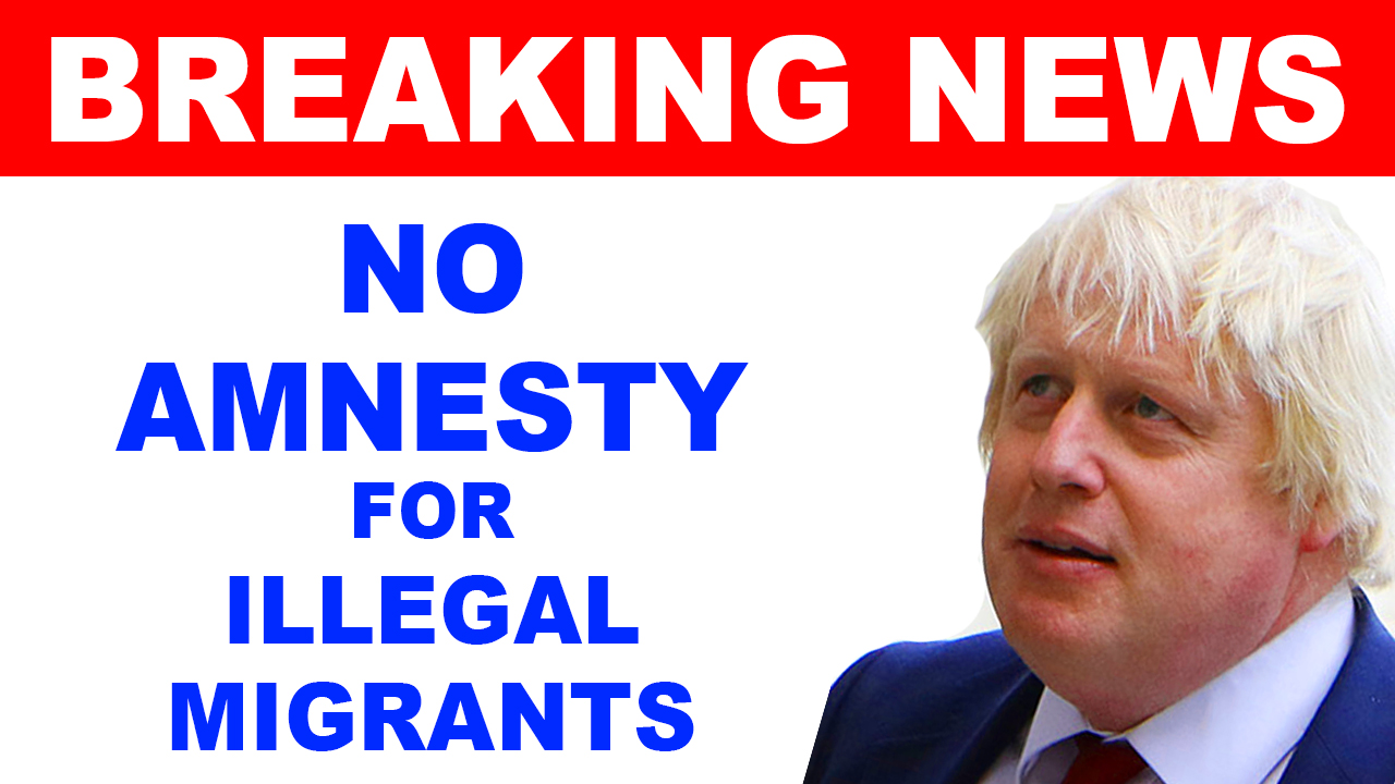 NO AMNESTY FOR ILLEGAL MIGRANTS